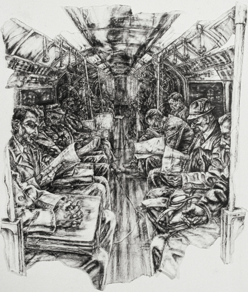 Train, from Malec Fustok's Early Work portfolio